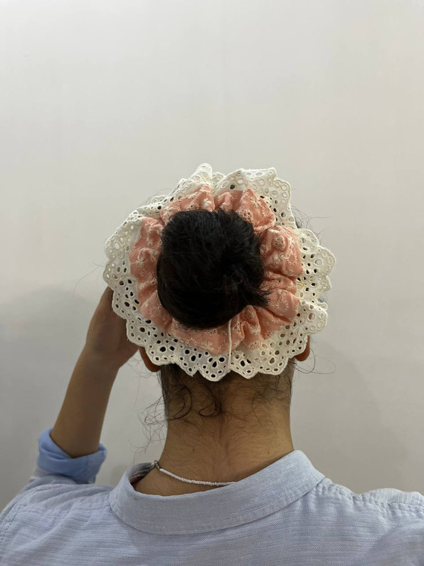 اسکرانچی پارچه ای